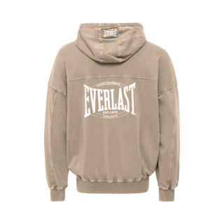 Everlast® EVERLAST WASHED OVERSIZED SWEAT CARDIGAN Hoodie Sand