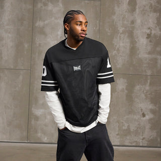 Everlast® EVERLAST BOXY FOOTBALL MESH JERSEY SS T-shirt Black