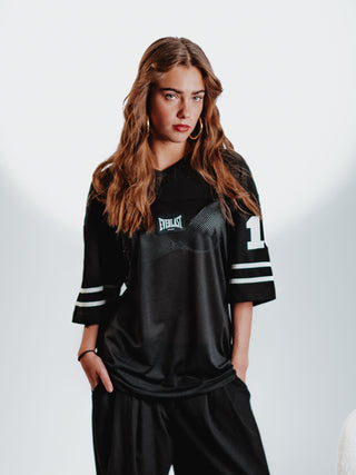 Everlast® EVERLAST BOXY FOOTBALL MESH JERSEY SS T-shirt Black
