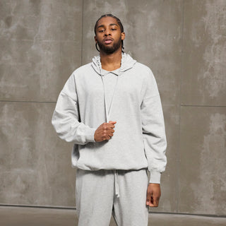 Everlast® EVERLAST WASHED OVERSIZED SWEAT HOODIE Hoodie 413 Light Grey melange