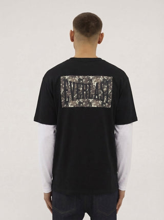 Everlast® LAYERED BACK LOGO CAMO LS T-shirt Black