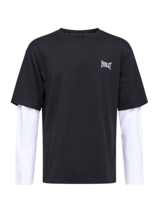 Everlast® LAYERED BACK LOGO CAMO LS T-shirt Black