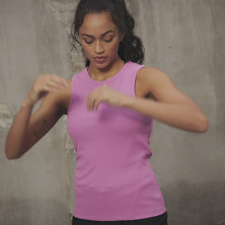 Everlast® Sport EVERLAST Womens Trend Rib Tank Top T-shirt Pink